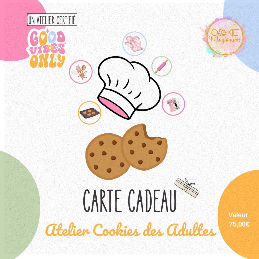 Carte Cadeau - Atelier Cookies pour Adultes