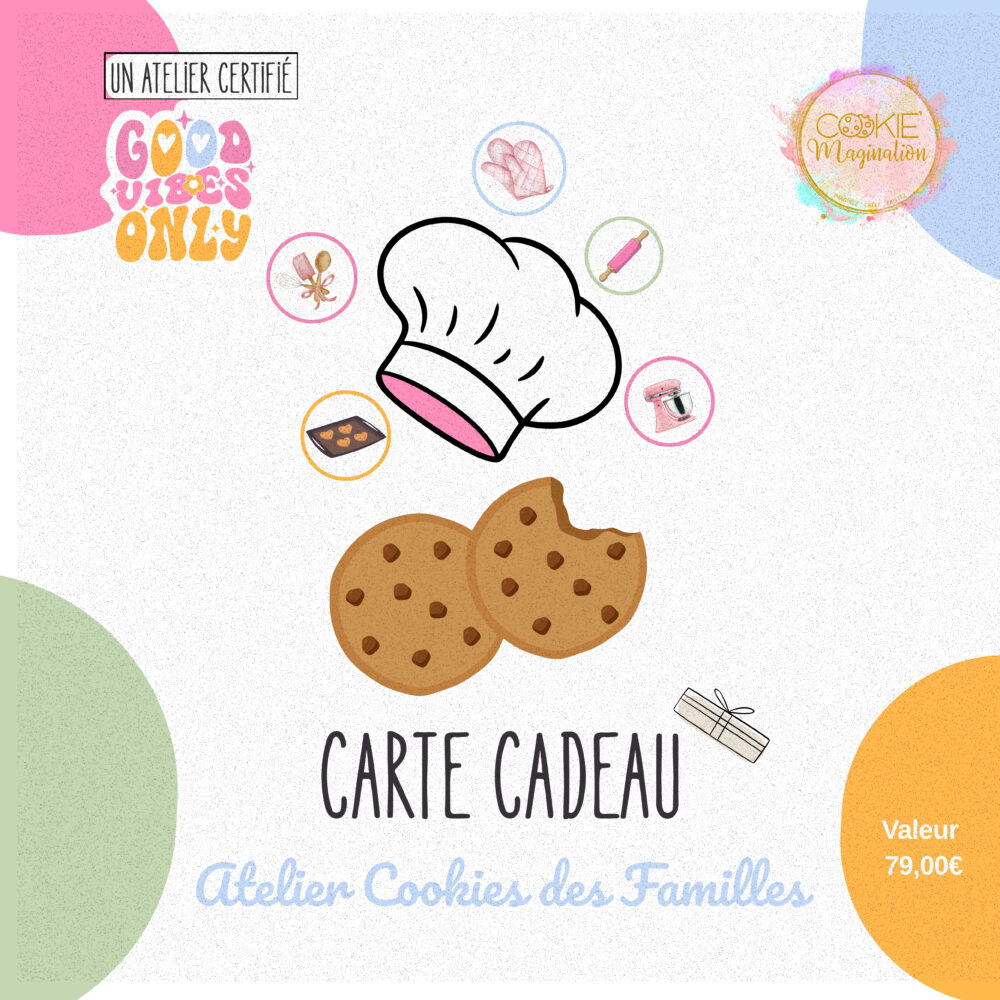 Carte Cadeau - Atelier Cookies en Famille